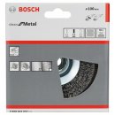 Bosch Kegelbürste, gewellter Draht, 0,3 mm, 100 mm, 12500 U/min, M 14