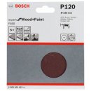 Bosch Schleifblatt Papier F460, 125 mm, 120, ungelocht,...