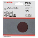 Bosch PRO F460 Schleifblatt, 125 mm, G180, 5-tlg.....