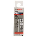 Bosch Metallbohrer HSS-G, DIN 338, 2,3 x 27 x 53 mm, 10er-Pack