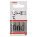 Bosch Schrauberbit Extra-Hart, T10, 25 mm, 3er-Pack