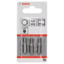Bosch Schrauberbit Extra-Hart, HEX 5, 25 mm, 3er-Pack