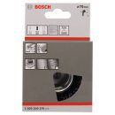 Bosch Topfbürste, Stahl, gewellter Draht, 70 mm, 0,3 mm, 4500 U/ min