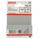 Bosch Tackerstift Typ 49, 2,8 x 1,65 x 19 mm