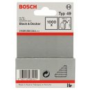 Bosch Tackerstift Typ 49, 2,8 x 1,65 x 14 mm