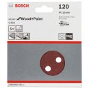 Bosch Schleifblatt C430, 115 mm, 120, 8 Löcher,...