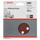 Bosch Schleifblatt C430, 125 mm, 180, 8 Löcher,...