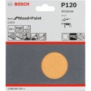 Bosch Schleifblatt-Set C470, 115 mm, 120, ungelocht, Klett, 10er-Pack