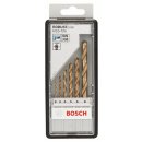Bosch Metallbohrer-Set Robust Line HSS-TiN, 135°, 6-teilig, 2 - 8 mm