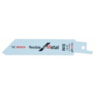 Bosch Säbelsägeblatt S 522 AF Flexible for Metal, 2er-Pack