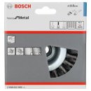Bosch Kegelbürste, gezopfter Draht, 0,5 mm, 115 mm,...