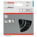 Bosch Topfbürste, Stahl, gezopfter Draht, 90 mm, 0,5...