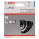 Bosch Topfbürste, Stahl, gezopfter Draht, 90 mm, 0,8 mm, 8500 U/ min, M 14
