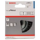 Bosch Topfbürste, Stahl, gezopfter Draht, 100 mm, 0,5 mm, 8500 U/ min, M 14