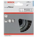Bosch Topfbürste, Stahl, gezopfter Draht, 100 mm, 0,8 mm, 8500 U/ min, M 14