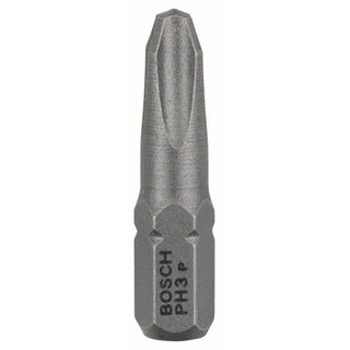 Bosch Schrauberbit Extra-Hart, PH 3, 25 mm, 3er-Pack