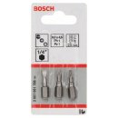 Bosch Schrauberbit-Set Extra-Hart (gemischt), 3-teilig, S 0,6x4,5, PH1, PZ1, 25 mm