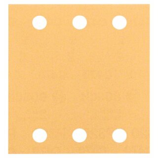 Bosch EXPERT C470 Schleifblatt, 115x107mm, K120, 6 Löcher, 10-tlg.. Für Schwingschleifer