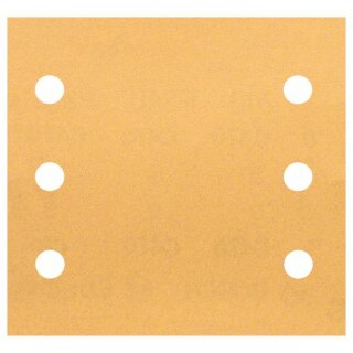 Bosch EXPERT C470 Schleifblatt, 115x107mm, K240, 6 Löcher, 10-tlg.. Für Schwingschleifer