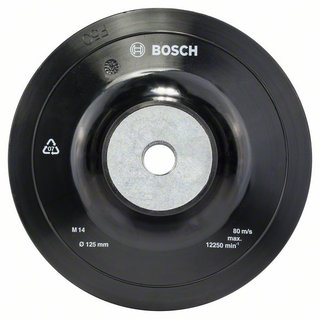 Bosch Stützteller, 125 mm, 12 500 U/min