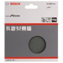 Bosch Schleifblatt Papier F355, 115 mm, 320, ungelocht, Klett, 10er-Pack