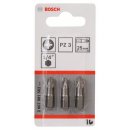 Bosch Schrauberbit Extra-Hart, PZ 3, 25 mm, 3er-Pack
