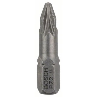 Bosch Schrauberbit Extra-Hart, PZ 2, 25 mm, 3er-Pack