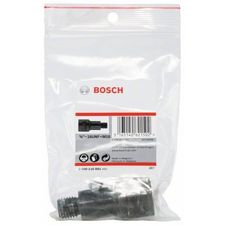 Bosch Adapter zu Diamantdosensenker, Adapter Maschinenseite: 5/8-16UNF mit M 16