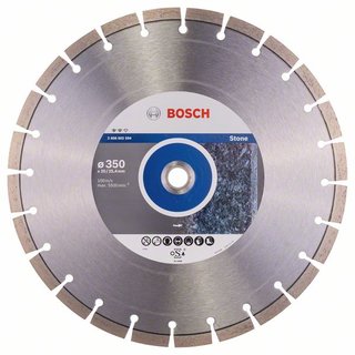 Bosch Diamanttrennscheibe Expert for Stone, 350 x 20,00/25,40 x 3,2 x 12 mm