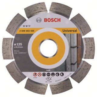 Bosch Diamanttrennscheibe Expert for Universal, 125 x 22,23 x 2,2 x 12 mm