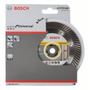Bosch Diamanttrennscheibe Expert for Universal Turbo, 115 x 22,23 x 2 x 12 mm