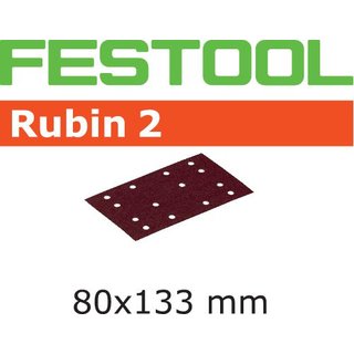 Festool Schleifstreifen STF 80X133 P100 RU2/50 Rubin 2