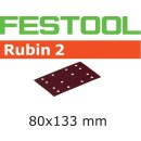 Festool Schleifstreifen STF 80X133 P220 RU2/10 Rubin 2