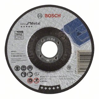 Bosch Trennscheibe gekröpft Best for Metal A 30 V BF, 125 mm, 2,5 mm