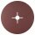 Bosch Fiberschleifscheibe R444, Expert for Metal. Für große Winkelschleifer mit Spannmutter