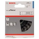 Bosch Topfbürste, Stahl, gezopfter Draht, 65 mm, 0,35 mm, 12500 U/min, M 14