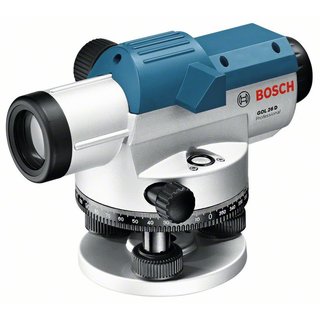 Bosch Optisches Nivelliergerät GOL 26 D, mit Baustativ BT 160, Messstab GR 500