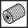 Bosch Lamellenschleifwalze mit Vlies, 19 mm, super fein, 100 mm