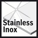 Bosch Fächerschleifscheibe X581, Best for Inox, gerade, 125 mm, 40, Glasgewebe
