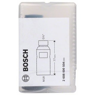 Bosch Adapter für Diamantbohrkronen, Maschinenseite M 18, Kronenseite G 1/2