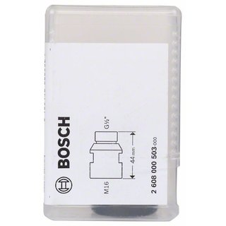 Bosch Adapter für Diamantbohrkronen, Maschinenseite M16, Kronenseite G 1/2