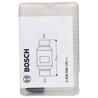 Bosch Adapter für Diamantbohrkronen, Maschinenseite G 1/2, Kronenseite G 1/2
