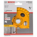 Bosch Diamanttopfscheibe Best for Universal Turbo, 125 x 22,23 x 5 mm, gelb