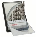 Bosch Metallbohrer-Set Robust Line HSS-G, DIN 135, 135°, 10-teilig, 1 - 10 mm