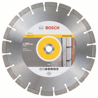 Bosch Diamanttrennscheibe Expert for Universal, 300 x 20,00 x 2,8 x 12 mm