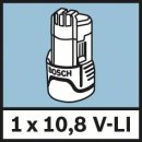 Bosch Ortungsgerät Wallscanner D-tect 120, mit Alkalinebatterien und Akku-Adapter