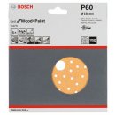 Bosch Schleifblatt C470, 150 mm, 60, Multilochung, Klett,...