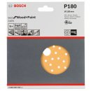 Bosch Schleifblatt C470, 150 mm, 180, Multilochung, Klett, 5er-Pack