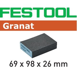 Festool Schleifblock 69x98x26 60 GR/6 Granat