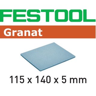 Festool Schleifpad 115x140x5 MF 1500 GR/20 Granat